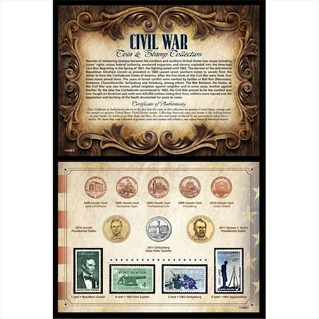 American Coin Treasures 11228 Civil War Coin & Stamp Collection